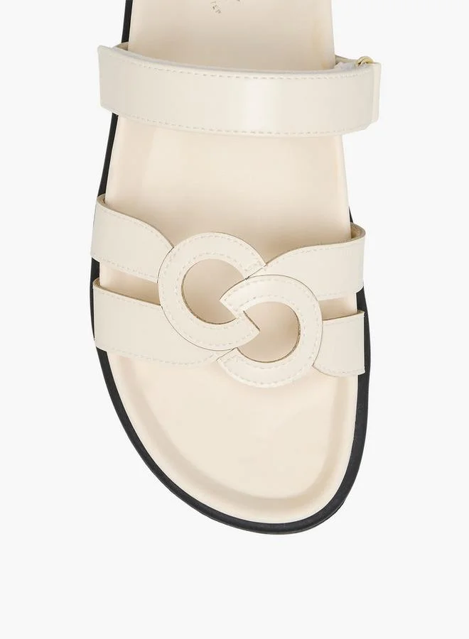 Celeste IVORY Women Suede Slip-On Sandals for Women | Best Price UAE