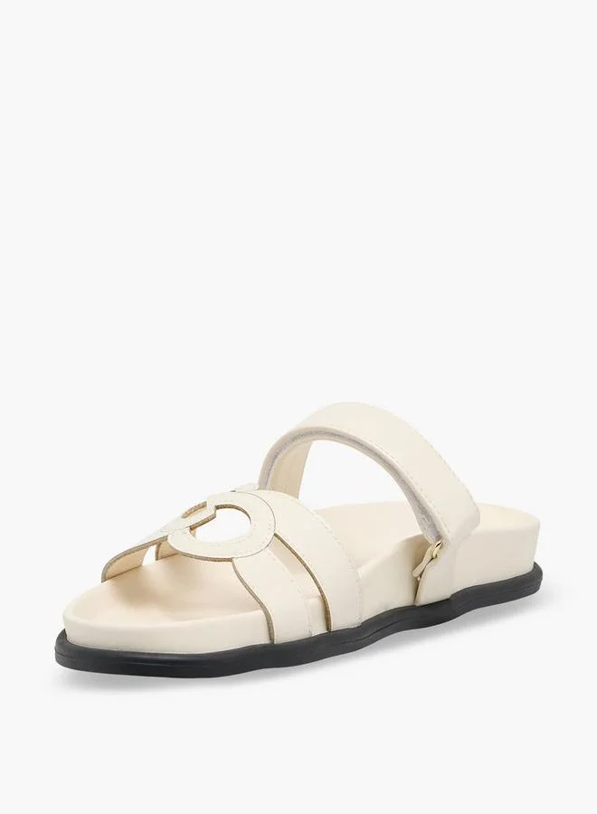 Celeste IVORY Women Suede Slip-On Sandals for Women | Best Price UAE