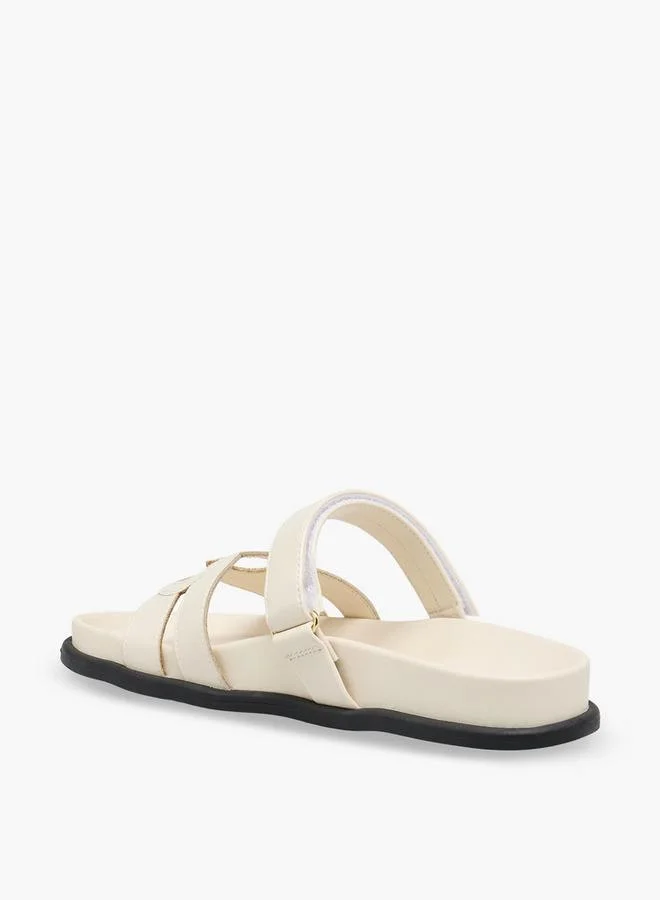 Celeste IVORY Women Suede Slip-On Sandals for Women | Best Price UAE