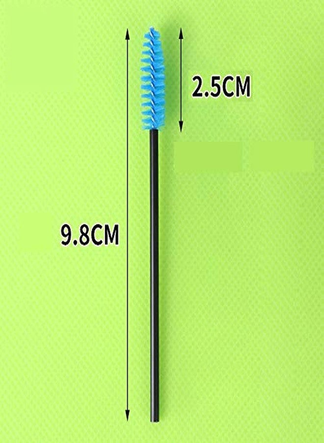 LASSKY 200Pcs Disposable Eyelash Mascara Brushes, Orange Nylon/Polyester Bristle Bamboo Handle Wand for Eyelashes, Mascara, Eyebrows - Image 5