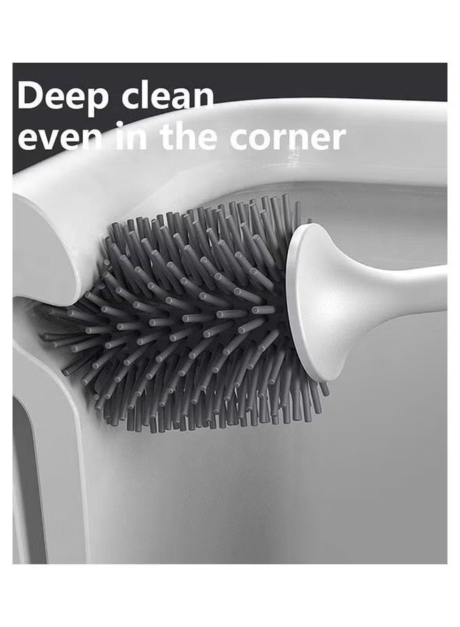 Marrkhor Toilet Bowl Brush, With Ventilated Drying Holder  - Image 2