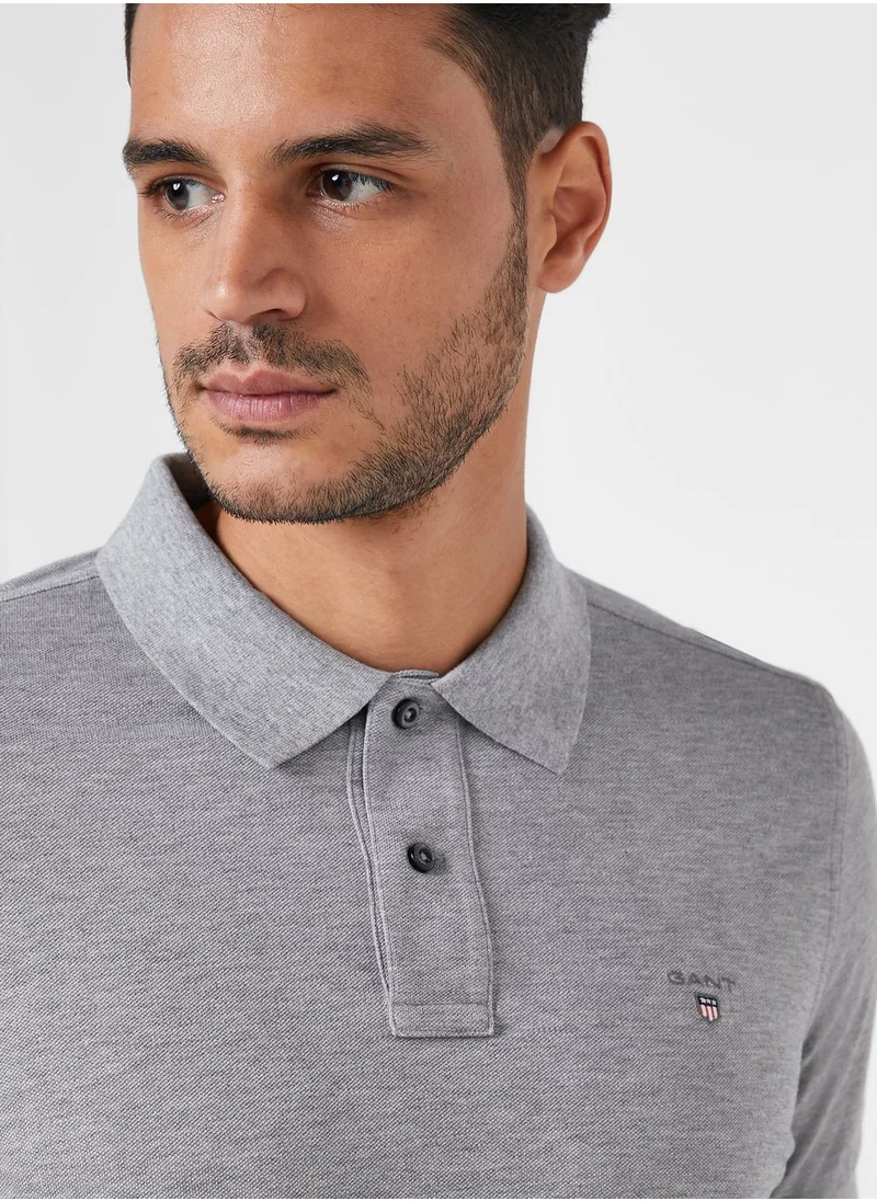 GANT Chest Logo Pique Polo