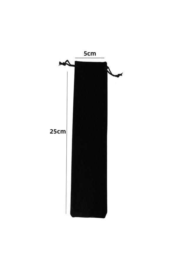 Stainless Steel Tableware Storage Bag Straw Flannel Bag Cotton And Linen Gift Bag Spot Can Add Logo