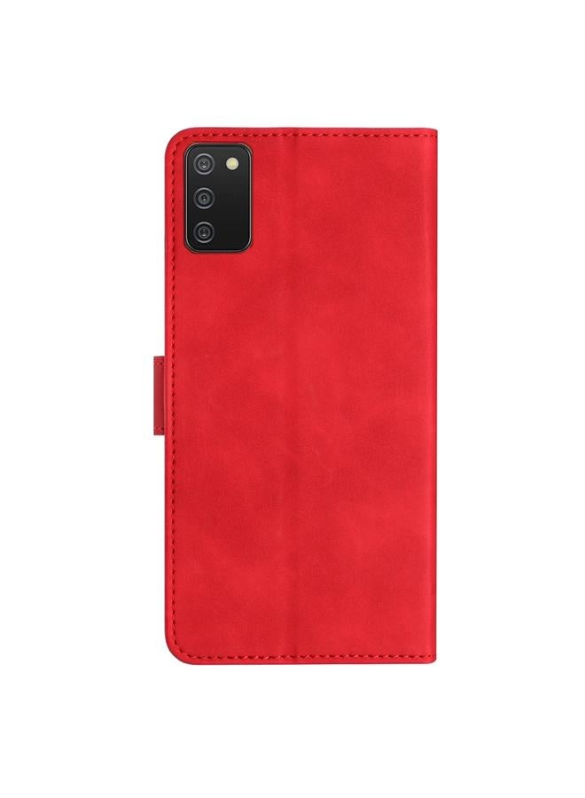 S-TOP Case For Samsung Galaxy A02s EU Version Seven Butterflies Embossed Leather Phone Case - Image 3