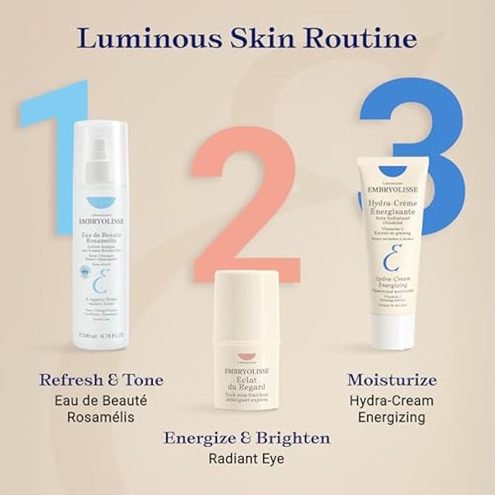 Embryolisse Vitamin C Energizing Face Moisturizer. Radiance-Boosting, Anti-Aging Daily Cream for Immediate and long-lasting hydration & Glow, 1.35 Fl Oz - Image 5