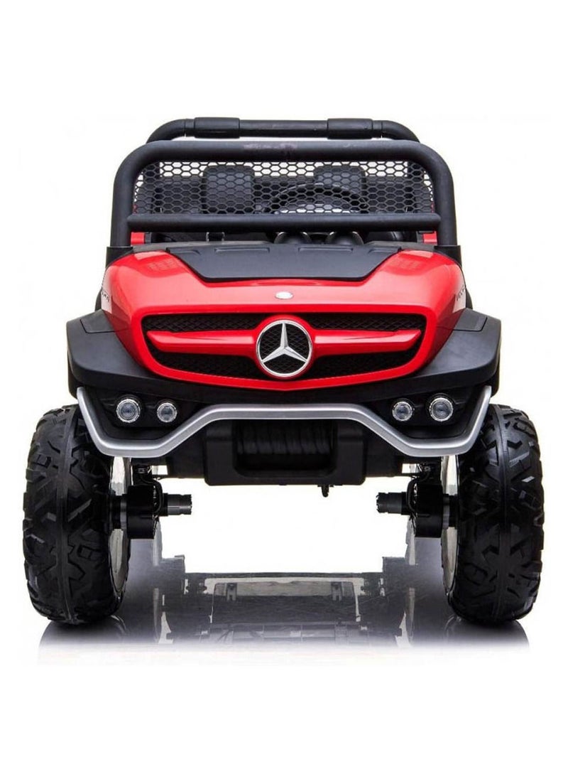 Mercedes-Benz 12V MERCEDES BENZ 2SEATER RIDEON - RED  - Image 4