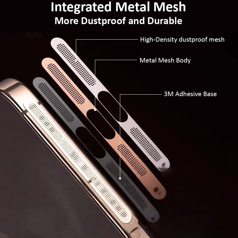 Mizi Store غطاء USB C ضد الغبار، 4 عبوات غطاء حماية منفذ الشحن من الغبار لنظام iPhone 17 Pro، ملحقات تنظيف كاملة - أسود - Image 3