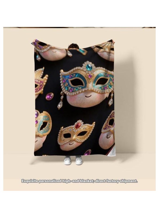 general Flannel thin blanket (warm and comfortable, suitable for sleep, gaming, dust removal and sandproof) 150cm*200cm - 351 - Image 1