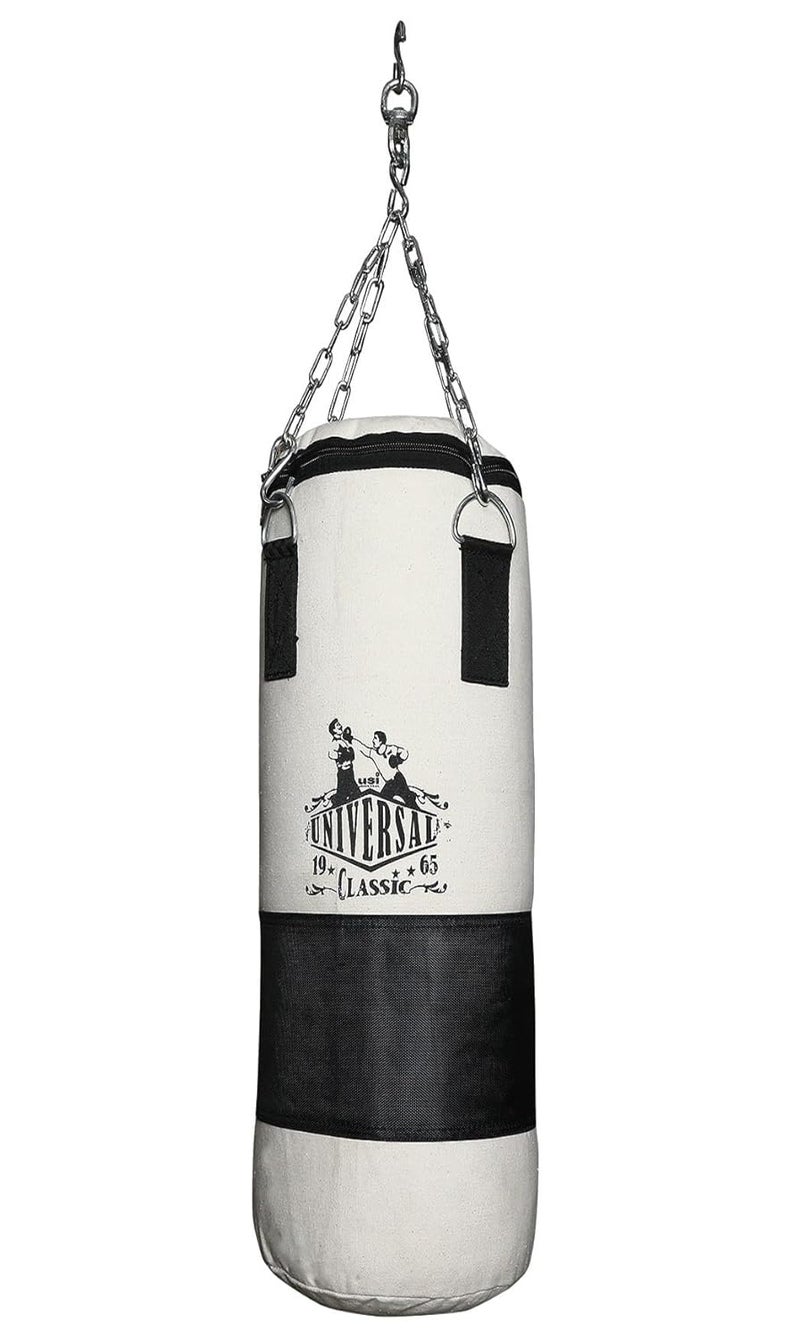 USI UNIVERSAL Boxing Punching Bag, 626C Classic Tough Canvas 2 Feet Un-Filled Boxing Bag, Punching Bag Without Chain For Kickboxing, Heavy 20oz Canvas Material, Reinforced Hitting Area - Image 1