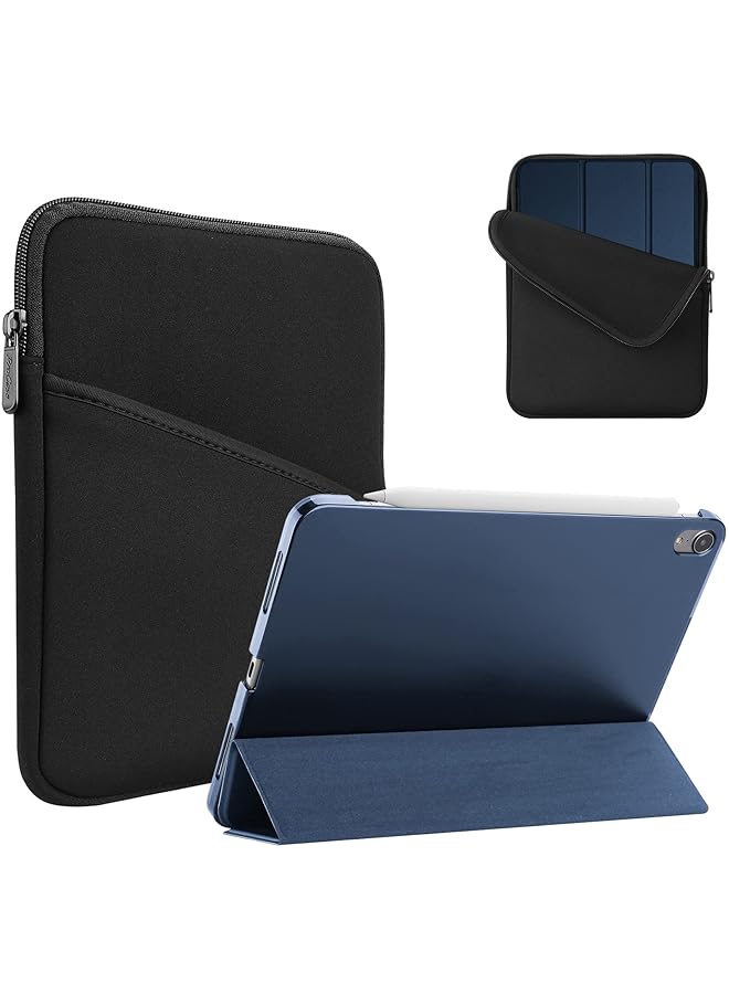 Procases Ipad Air 5 Air 4 10.9 Inch Case With Protective Sleeve Bag Slim Hard Back Shell Smart Cover Plus Shockproof Sleeve Case For Ipad Air 5Th 2022 Air 4Th 2020 Navy - Image 1