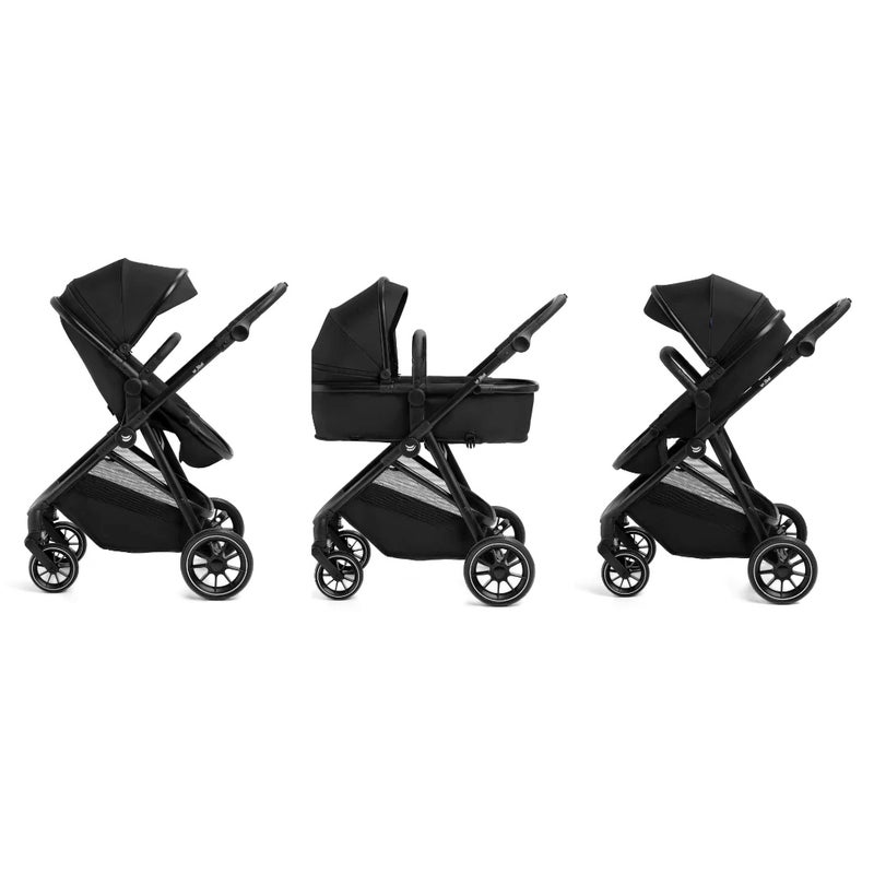 Jikel City Flex 2-in-1 Convertible Stroller, Full Recline for Newborn Comfort, Reversible Seat, Big Wheels with Smooth Suspension, Up to 22kg, Self-Standing Fold, Storage Basket Capacity - Image 4