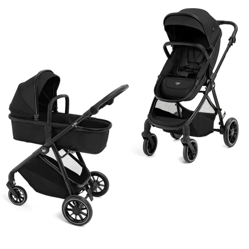 Jikel City Flex 2-in-1 Convertible Stroller, Full Recline for Newborn Comfort, Reversible Seat, Big Wheels with Smooth Suspension, Up to 22kg, Self-Standing Fold, Storage Basket Capacity - Image 1