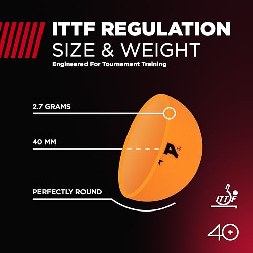STIGA 24pk 3Star Ping Pong Balls USATT Approved Tournament Quality ITTF Regulation Size Weight Durable Tournament Table Tennis Balls - Image 3