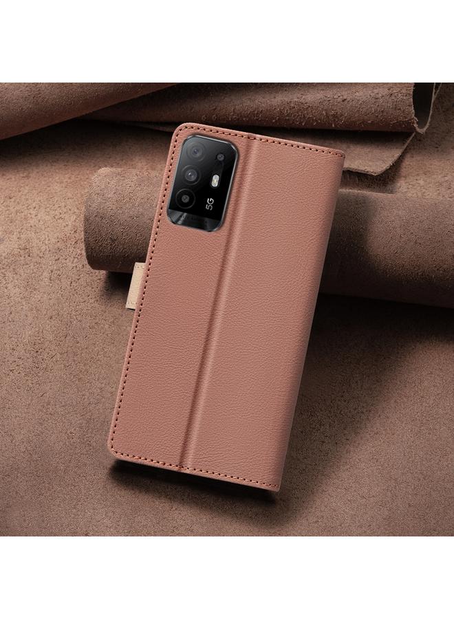 S-TOP Case For OPPO A94 5G / Reno5 Z / F19 Pro+ Color Matching RFID Anti-theft Leather Phone Case - Image 3