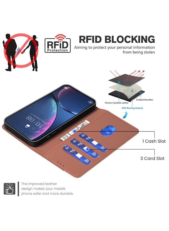 S-TOP Case For OPPO A94 5G / Reno5 Z / F19 Pro+ Color Matching RFID Anti-theft Leather Phone Case - Image 5