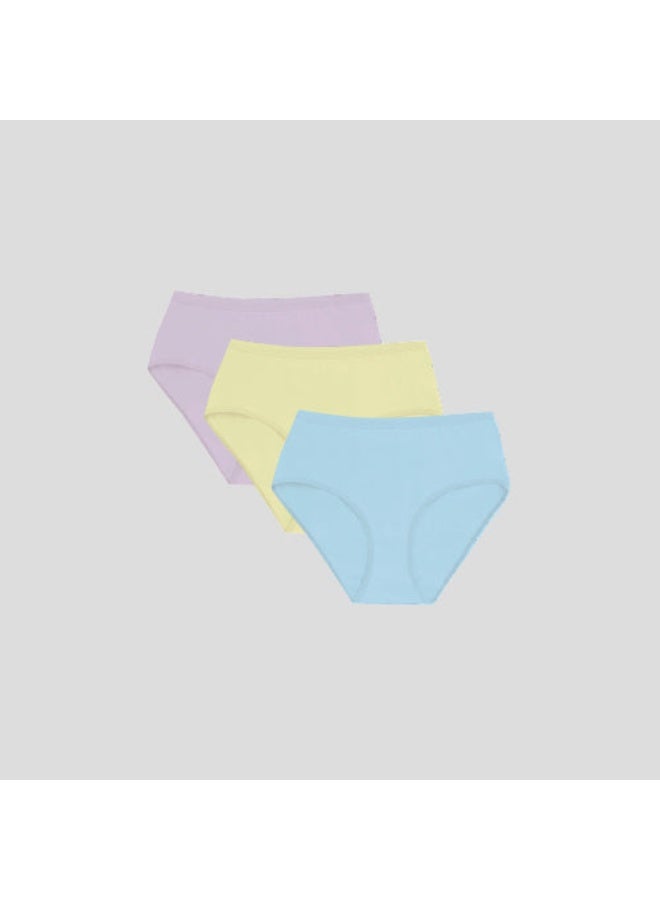 Midi Underwear Plain Colors Pack 3