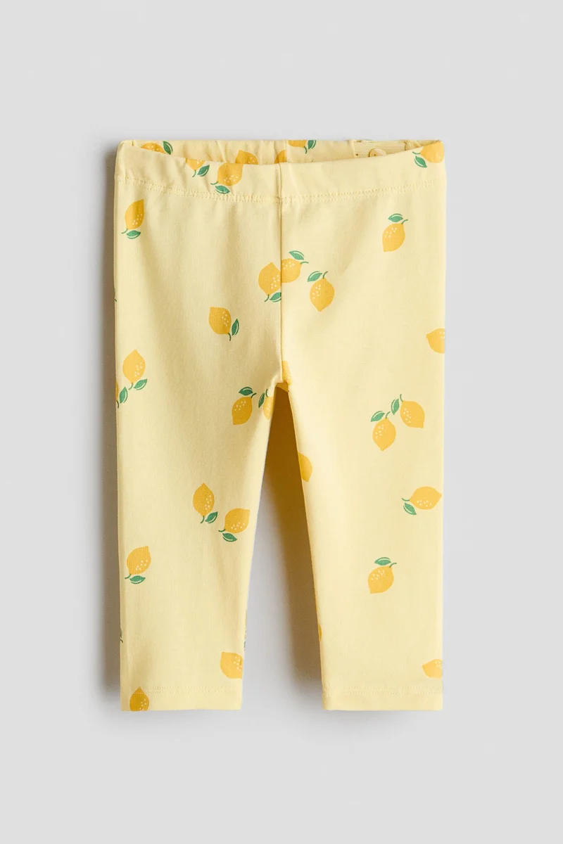 H&M Printed cotton leggings