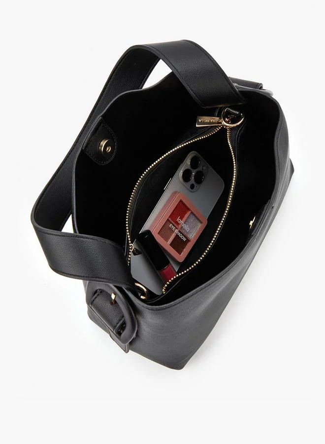 فلورا بيلا من شو إكسبرس Solid Shoulder Bag with Adjustable Strap