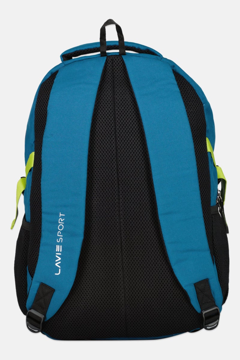 Lavie حقيبة ظهر للرجال بشعار العلامة التجارية، زرقاء - Image 3