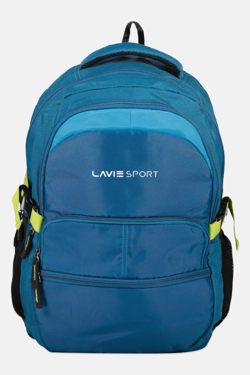 Lavie حقيبة ظهر للرجال بشعار العلامة التجارية، زرقاء - Image 1