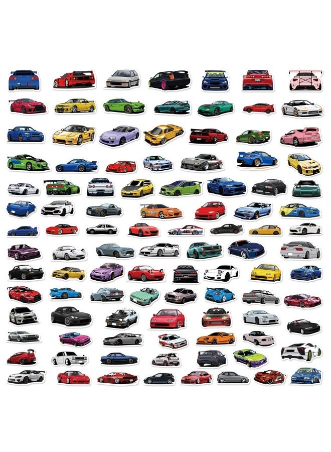 100pcs Car Stickers, Racing Sport Car Stickers Vinyl Waterproof for Water Bottles Laptop Guitar Skateboard Scrapbook Decals Car Stickers for Men Teens Adults Kids - Image 2