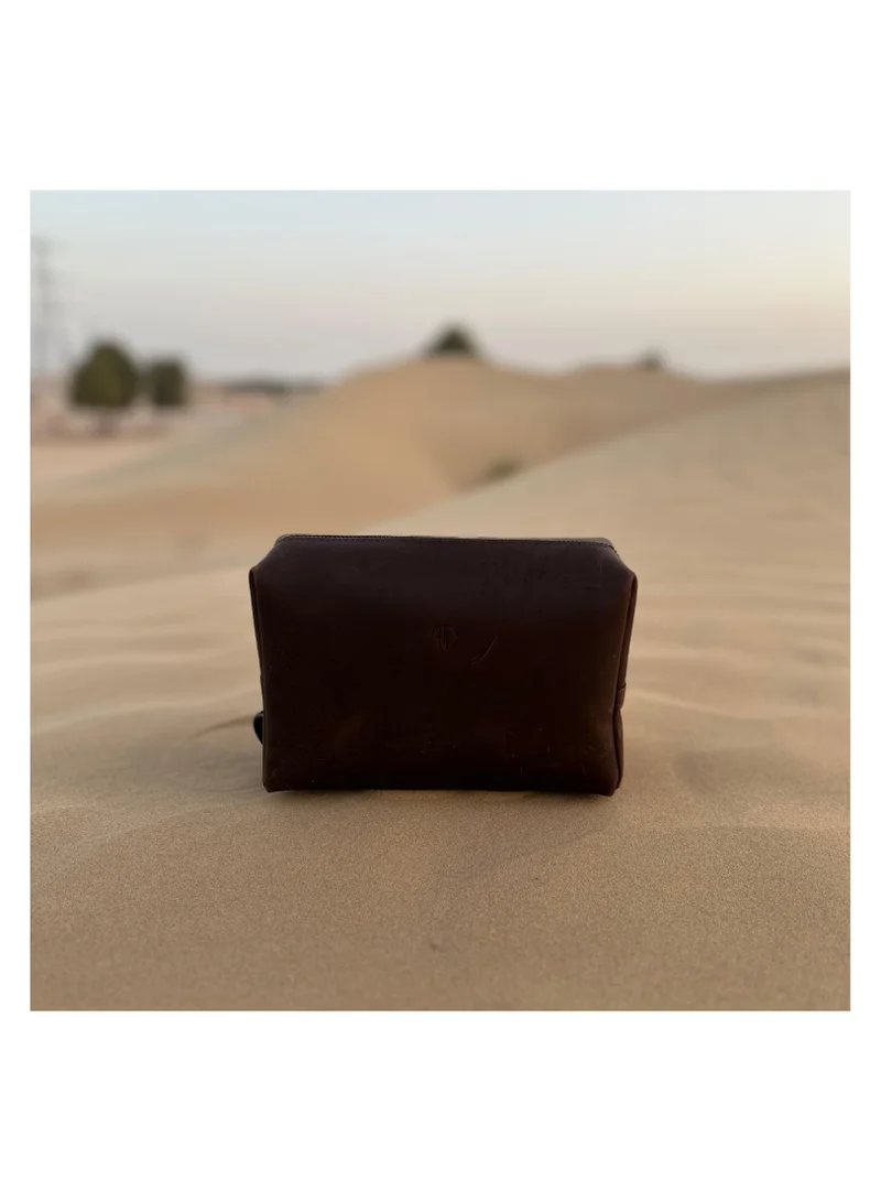 تحفة لوكس حقيبة سفر جلدية بنية من فواياج