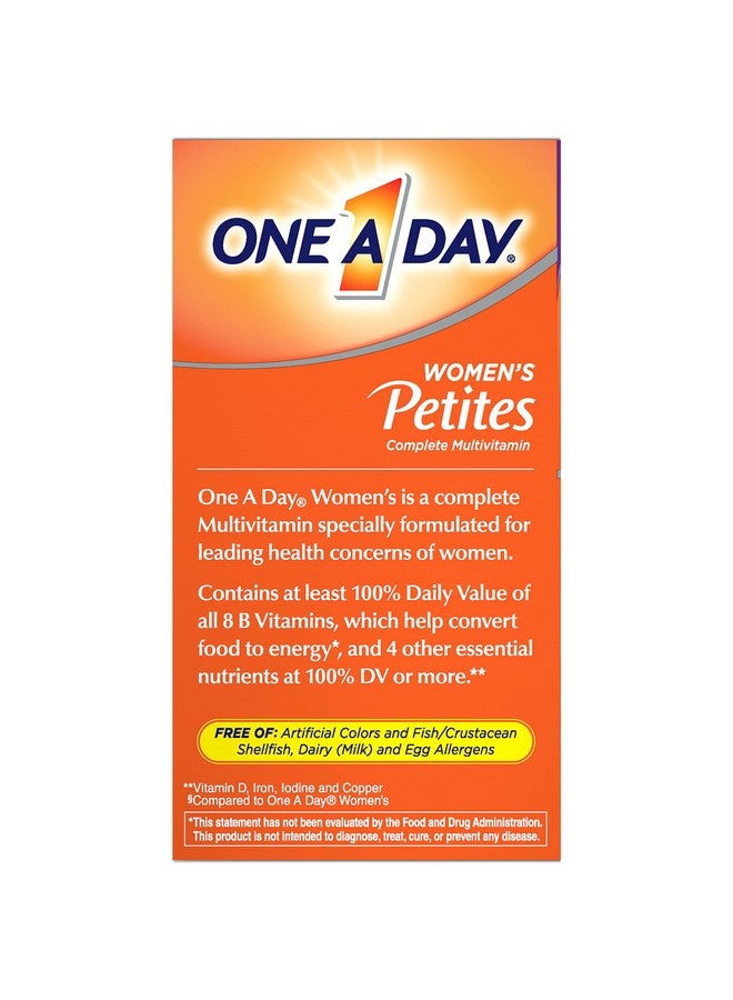 ONE A DAY Women’S Petites Multivitamin Supplement With Vitamin A C D E And Zinc For Immune Health Support B Vitamins Biotin Folate (As Folic Acid) & More Tablet 160 Count - Image 5
