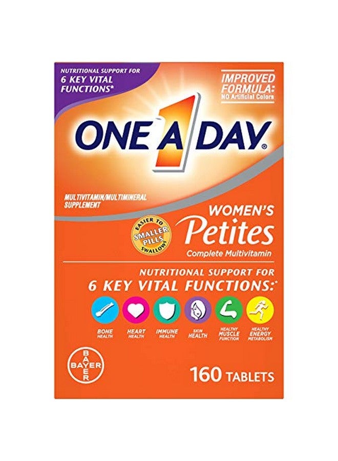 ONE A DAY Women’S Petites Multivitamin Supplement With Vitamin A C D E And Zinc For Immune Health Support B Vitamins Biotin Folate (As Folic Acid) & More Tablet 160 Count - Image 1