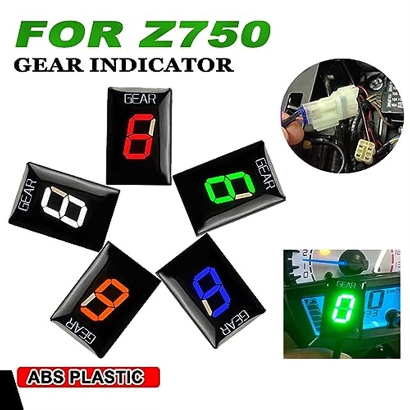 Wivplex 1-6 Gear Indicator for Z750R 2011-2012 - Image 3