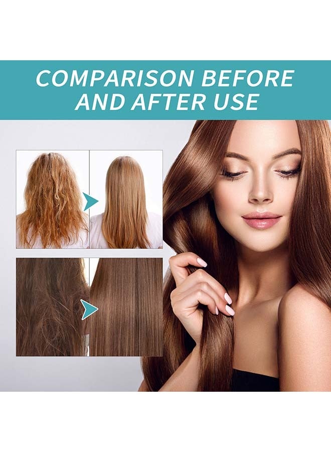 إيلهو كريم تمليس الشعر بالبروتين ينعم الشعر المجعد والأطراف المتقصفة ويصلح الشعر التالف، كريم تمليس الشعر للشعر المجعد السميك، إصلاح الشعر التالف - Image 3