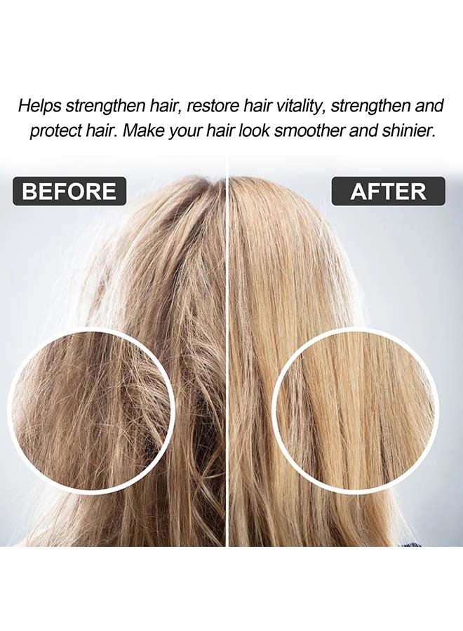 إيلهو كريم تمليس الشعر بالبروتين ينعم الشعر المجعد والأطراف المتقصفة ويصلح الشعر التالف، كريم تمليس الشعر للشعر المجعد السميك، إصلاح الشعر التالف - Image 5