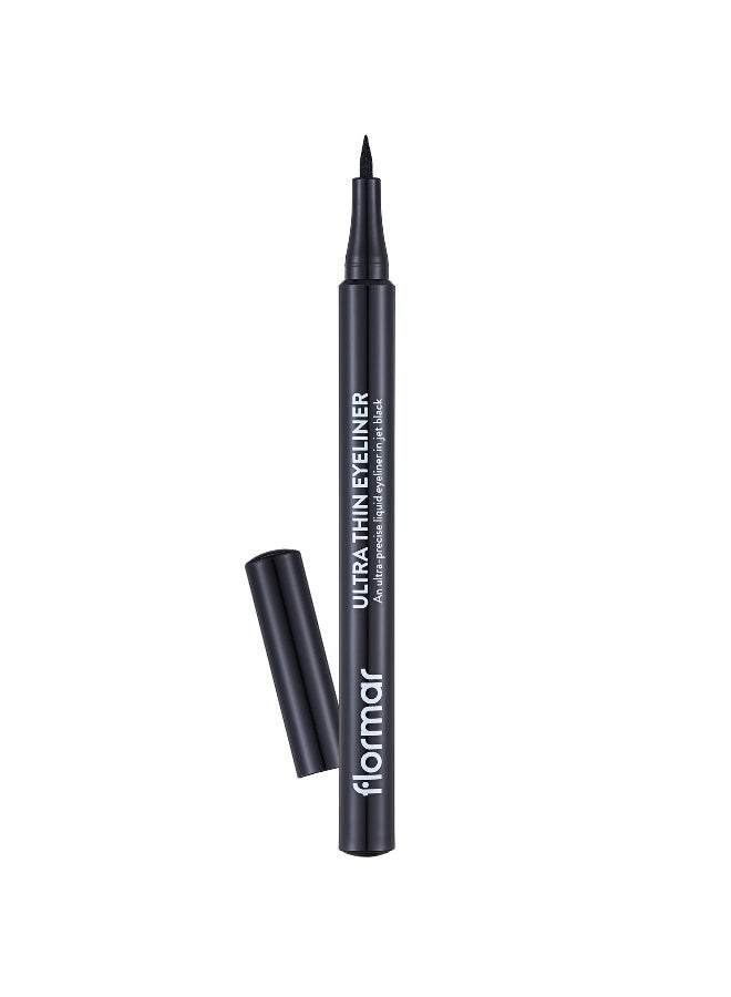 flormar Ultra Thin Liquid Eyeliner 01 Black - Image 1