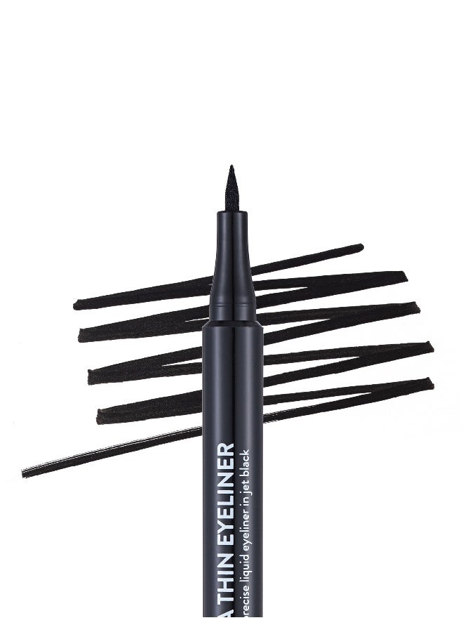 flormar Ultra Thin Liquid Eyeliner 01 Black - Image 2