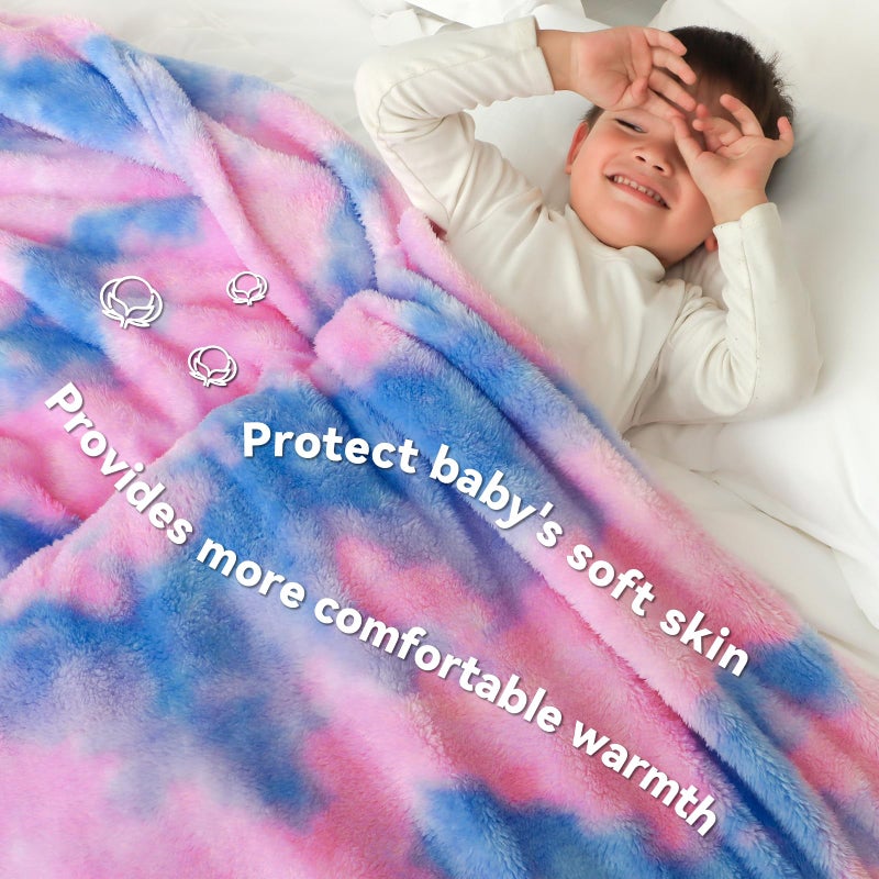 MUGD Soft Blankets Fuzzy Soft Fuzzy Throw Blanket Kids Warm Throw Blanket for Bed - Image 4
