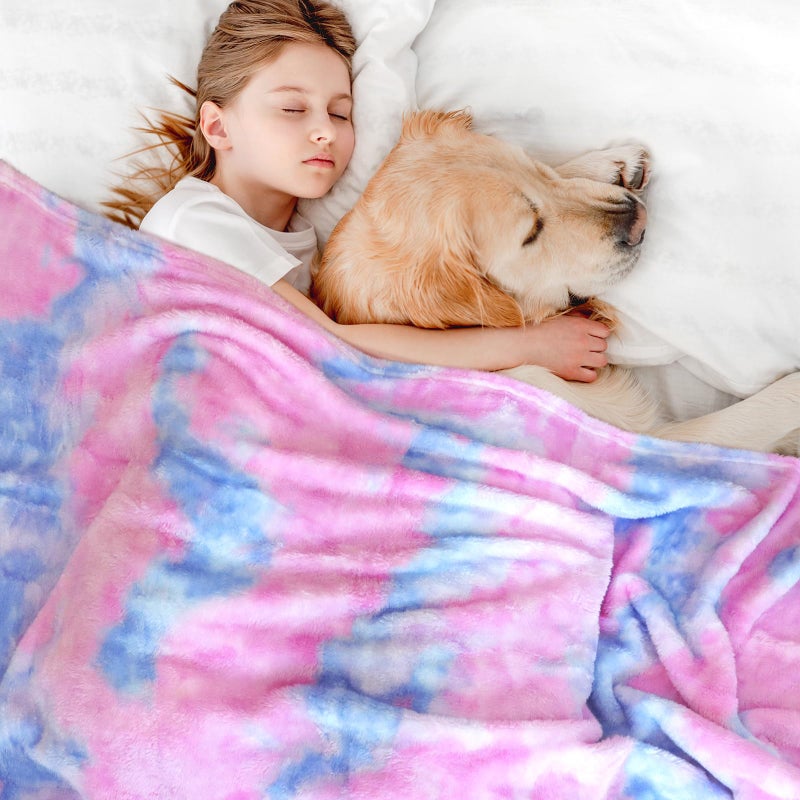 MUGD Soft Blankets Fuzzy Soft Fuzzy Throw Blanket Kids Warm Throw Blanket for Bed - Image 3