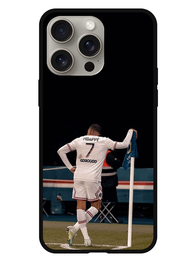 Theodor Protective Case Anti Scratch Shock Proof Bumper Cover For iPhone 15 Pro Mbappe - Image 1