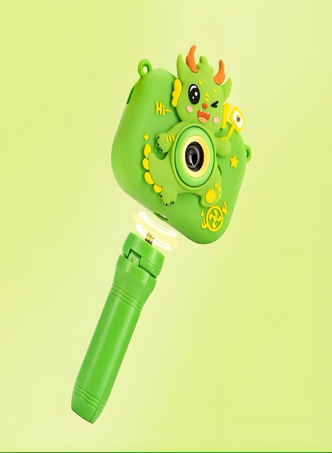 ويش كي كاميرا رقمية للأطفال من ويشكي، بتصميم ديناصور، شاشة 2 بوصة تدعم بطاقة ذاكرة SD سعة 4 جيجابايت، مسجل صور/فيديو مع ألعاب، لون وردي، للأولاد من عمر 8 إلى 10 سنوات، هدية ممتعة للأولاد والبنات - Image 5