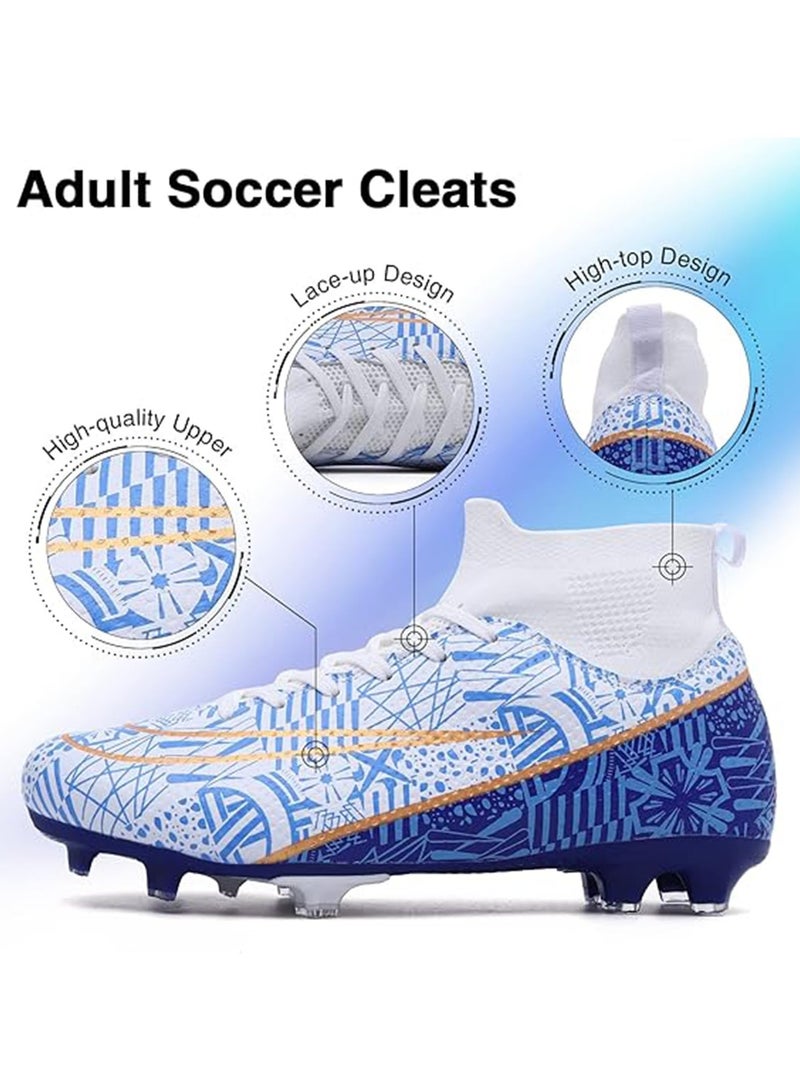 TAPIT Football Boots for Men Women Unisex-Adult Football Shoes Sneakers High Ankle Non-Slip Training Sneaker Athletics Football Soccer Shoes for Youth Students  - Image 4