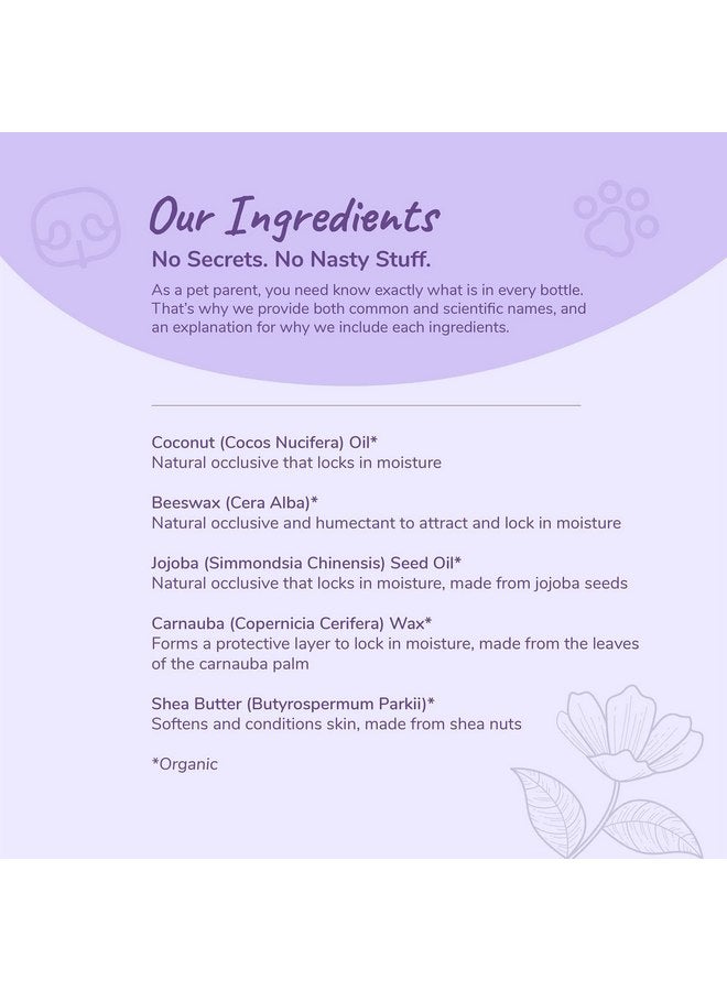 kin+kind Organic Dog and Cat Nose and Paw Balm Stick - 1.76oz Shea Butter - Pet Supplies for Puppies and Dogs - Dog Accessories, Dog Supplies, Dog Paw Balm, Dog Nose Balm, Paw Butter Balm for Dogs - Image 5