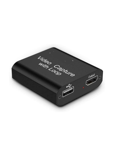 4K HDMI Video Capture Card with Loop Out - 1080P HD Game Capture for Live Streaming & Conference