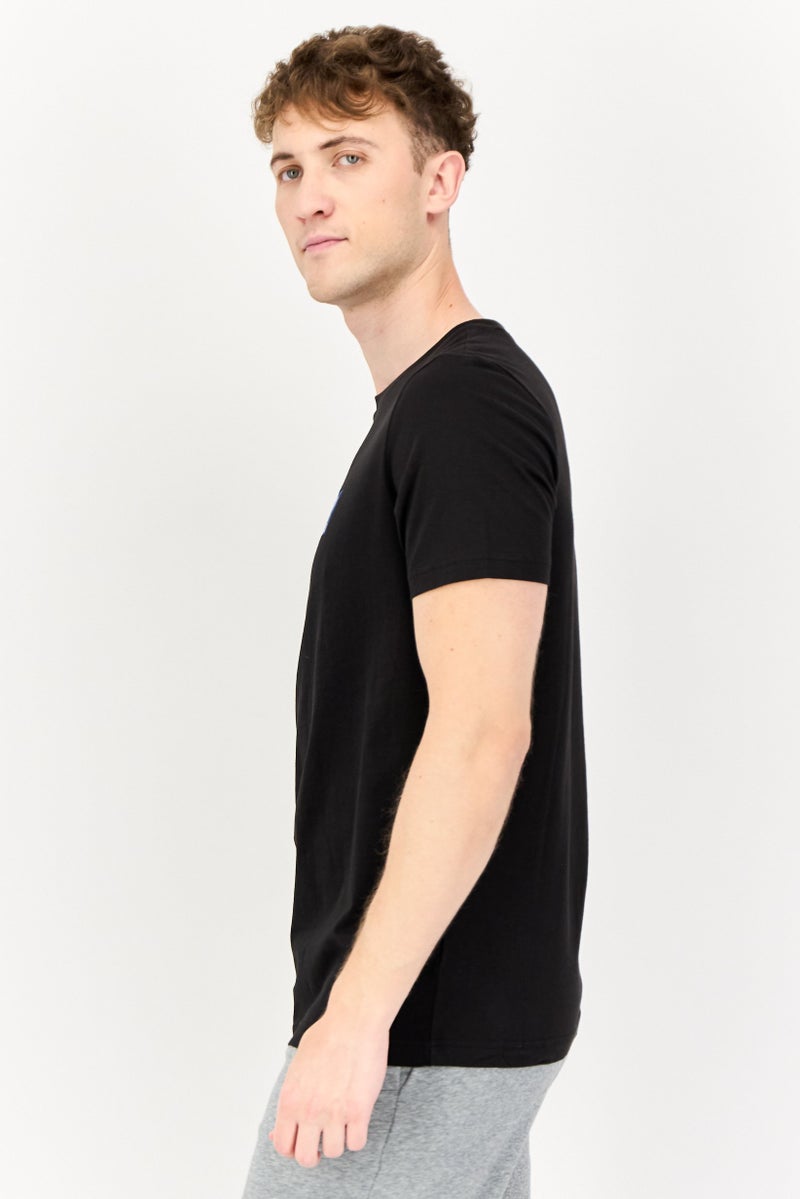 PUMA تي شيرتات رياضية قصيرة الأكمام للرجال من بومة x بي إم دبليو موتورسبورت، سوداء - Image 2