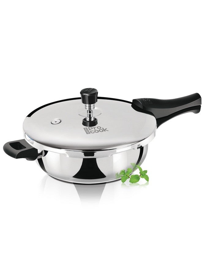 MILTON Pro cook Milton Pro Cook Pressure Cooker Triply Stainless-Steel Deep Pan with Outer Lid, 4.5 Litres, Induction Bottom and Gas Stove Compatible, 5 Years Warranty, Silver  - Image 2