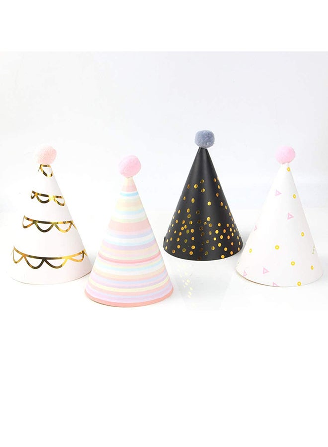 Loquat 10-Piece Birthday Party Paper Cone Hats - Image 5