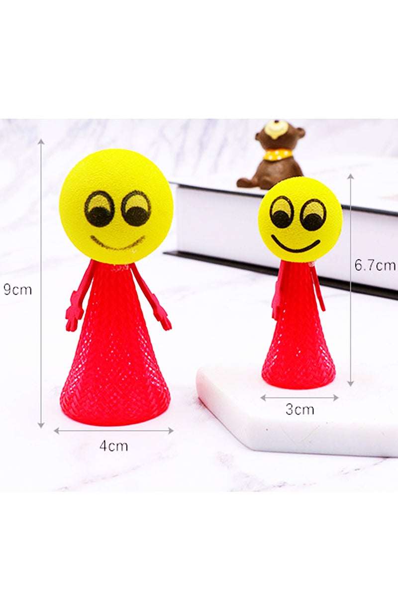 مجموعة كبيرة من 12 قطعة من ألعاب الدمى النطاطة الممتعة، هدايا حفلات الأطفال، هدايا أعياد الميلاد، تذكارات