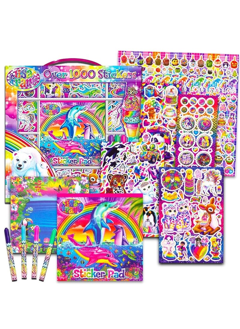Lisa Frank Ultimate Lisa Frank Sticker Super Pack  Lisa Frank Sticker Box and Sticker Pack with Over 1000 Stickers and More Lisa Frank Party Supplies 