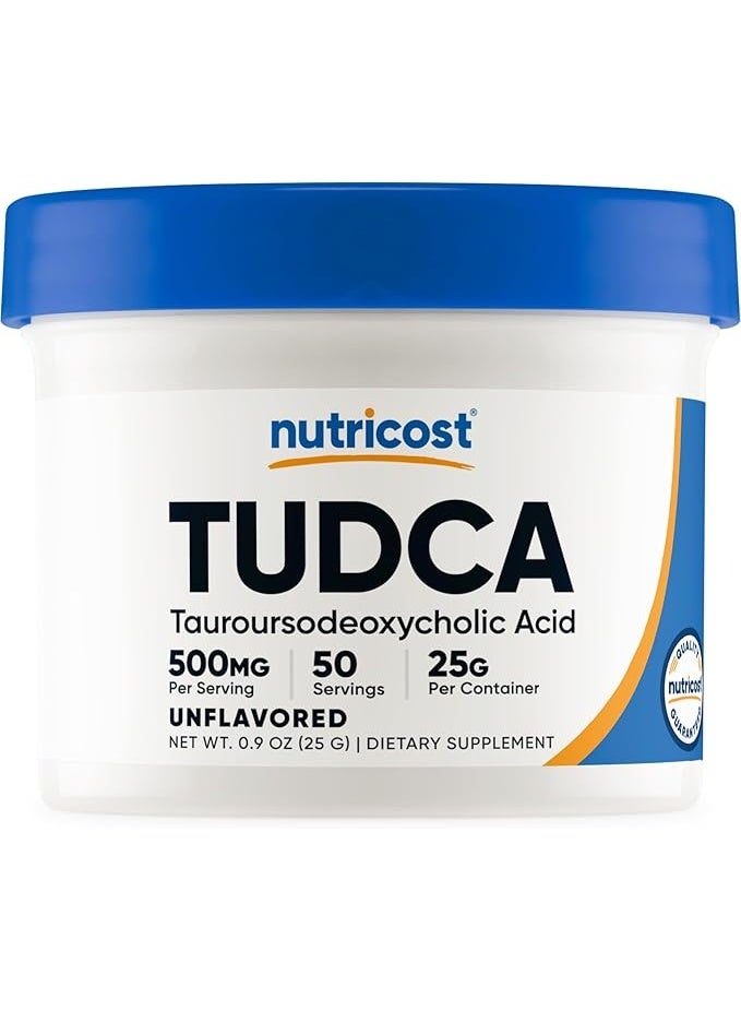 Nutricost, TUDCA, Unflavored, 0.9 oz (25 g) - Image 1