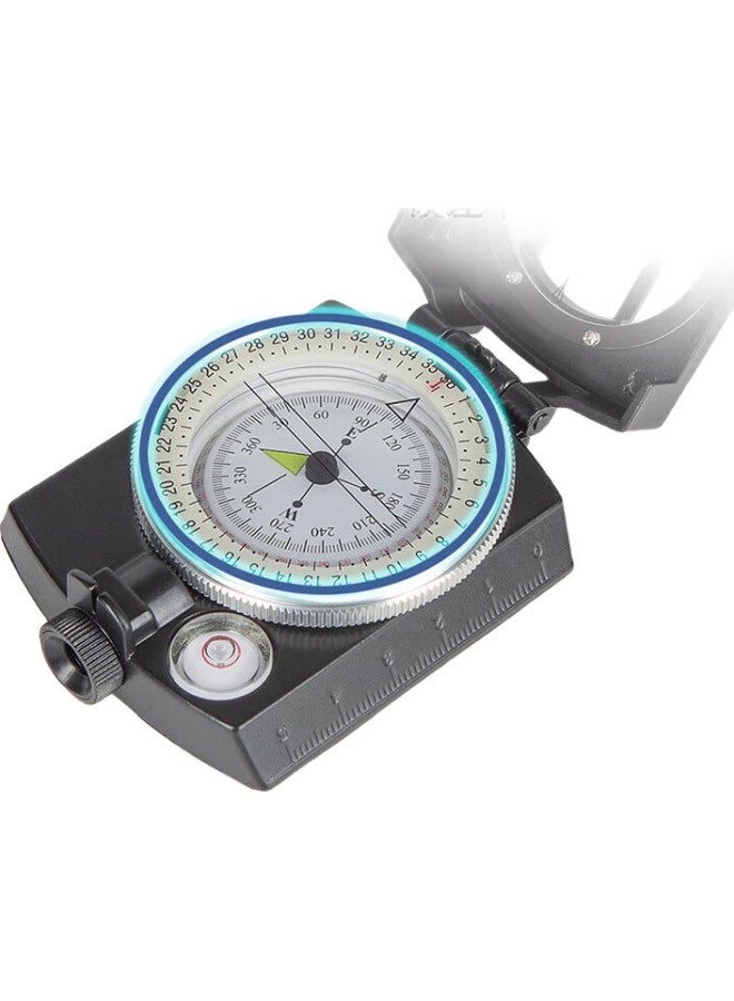 BIJIA Multifunctional Professional Compass, Outdoor Hiking Compass, Geological Compass With Fluorescent Ring, High Precision - Image 3