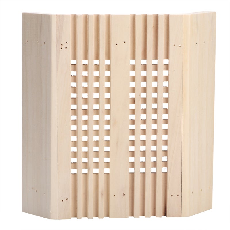 Sauna Lamp Shade: High-Quality Wood, High Temperature Resistant, Explosion-Proof Lamp Protection - Smooth Polished Edge, Good Light Transmission Sauna Light Cover for Sauna Room Use - Image 1