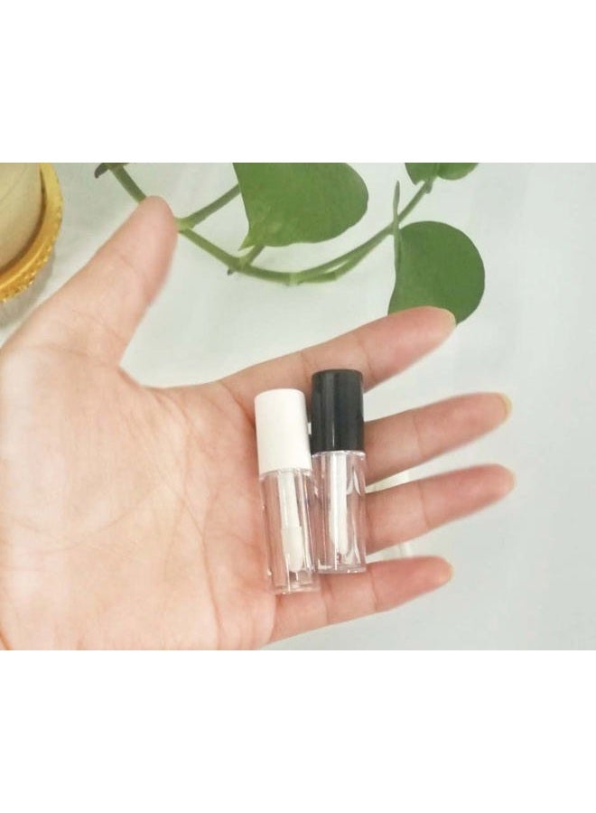 COSIDEA 52pcs Empty Black 0.8ml mini lip gloss tubes Sample size lipgloss containers for sample sack lip oil DIY - Image 5
