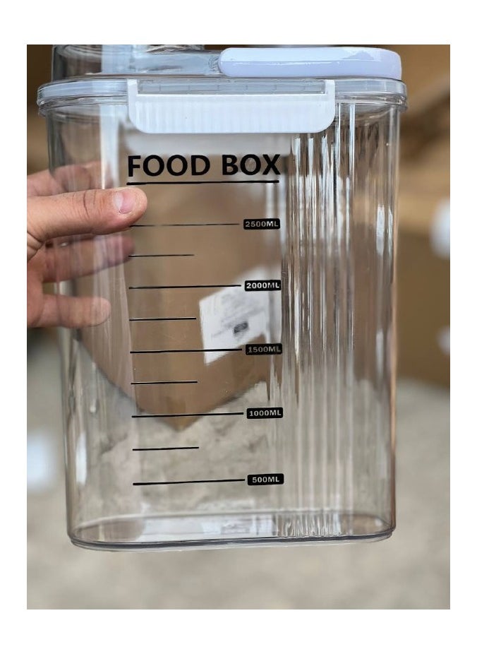 Generic Standard acrylic legumes box (2500 ml) one piece  - Image 3